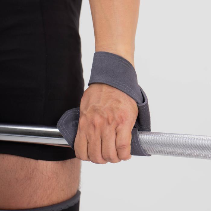 RUGHEN Leather Lifting Strap - Gray