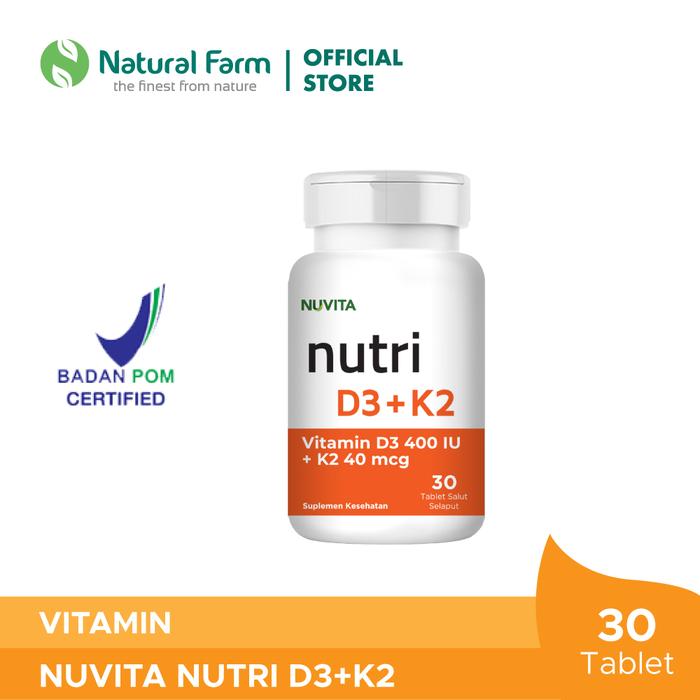 Nuvita Nutri D3+K2 30 Tablet