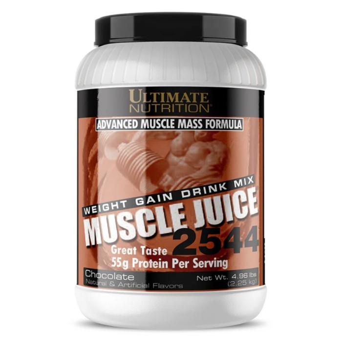 Paket Bundling Ultimate Nutrition Creatine Monohydrate Biovolumizing x Muscle Juice 2544, 4,96lb suplemen fitness / suplemen gym / suplemen protein penambah massa otot - Chocolate