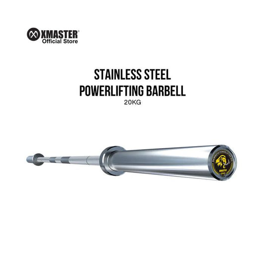 XMASTER Stainless Steel Powerlifting Barbell 20kg
