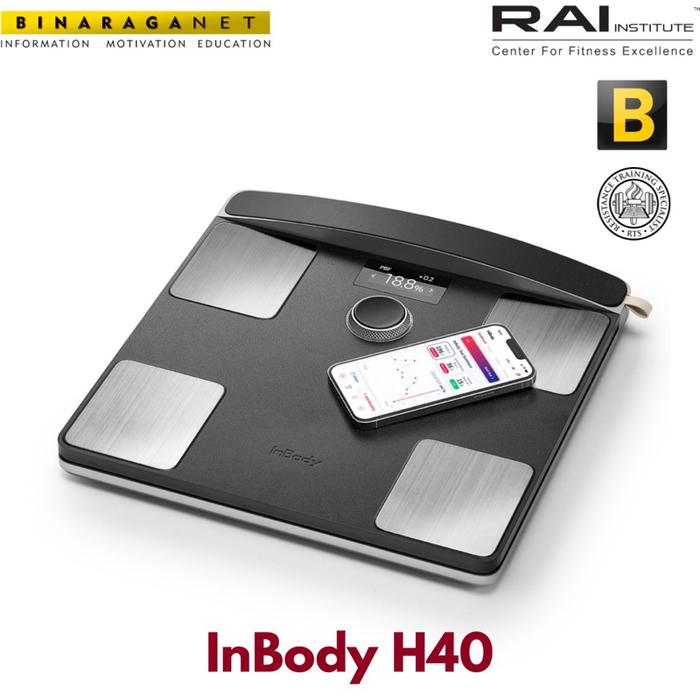 BINARAGANET x InBodyDial H40 Timbangan Tubuh Digital dengan Teknologi DSM-BIA 8 Titik Elektroda & Wi-Fi Otomatis untuk Pemantauan Kesehatan Keluarga