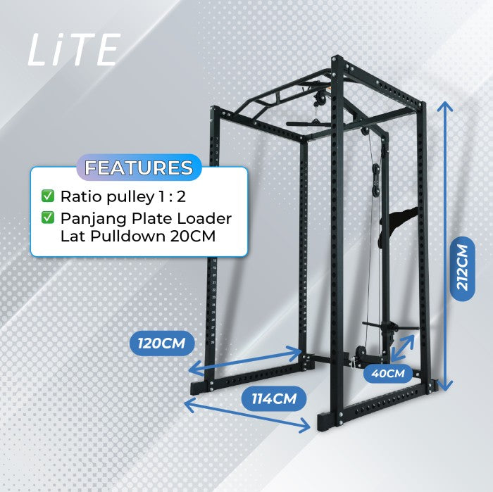 POWER RACK PACKAGE LITE L-ER TERMURAH