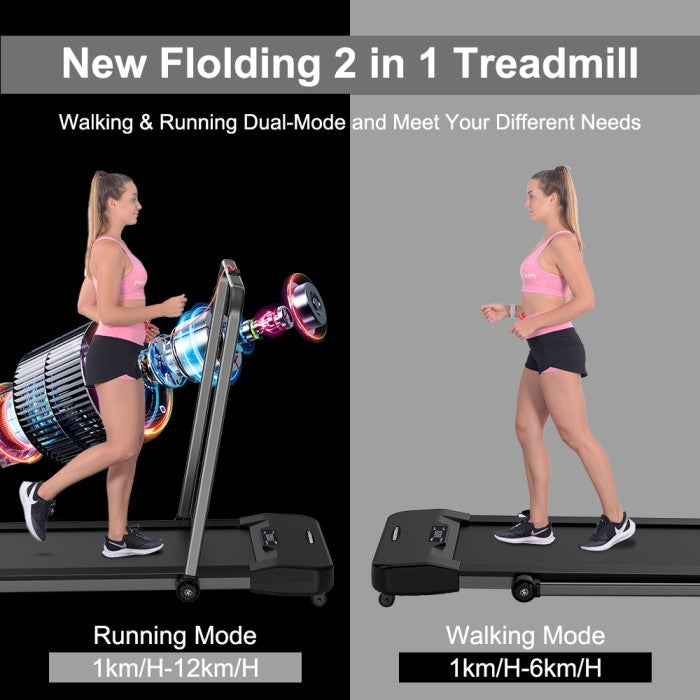 OneTwoFit Treadmill Elektrik Walking Pad Portable Treadmill Listrik