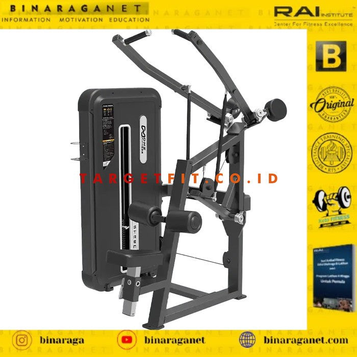 DHZ FITNESS PULLDOWN MACHINE with WEIGHT STACK 109kg - APPLE SERIES