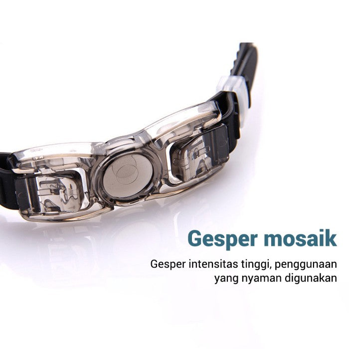 OneTwoFit Kacamata Renang Dewasa Anti UV Silicon Elastis Swimming Glas