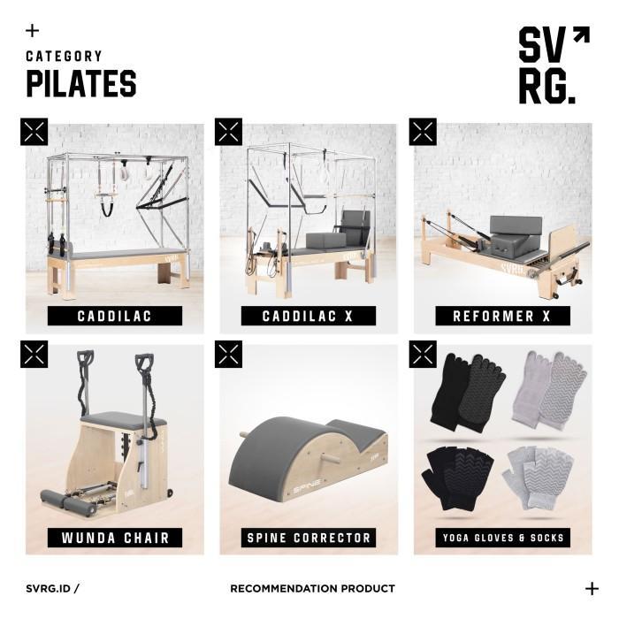 Cadillac X 2.0 - Reformer Pilates 2 In 1 Series - SVRG - Alat Pilates - Gym - Fitness - Alumunium - Steel