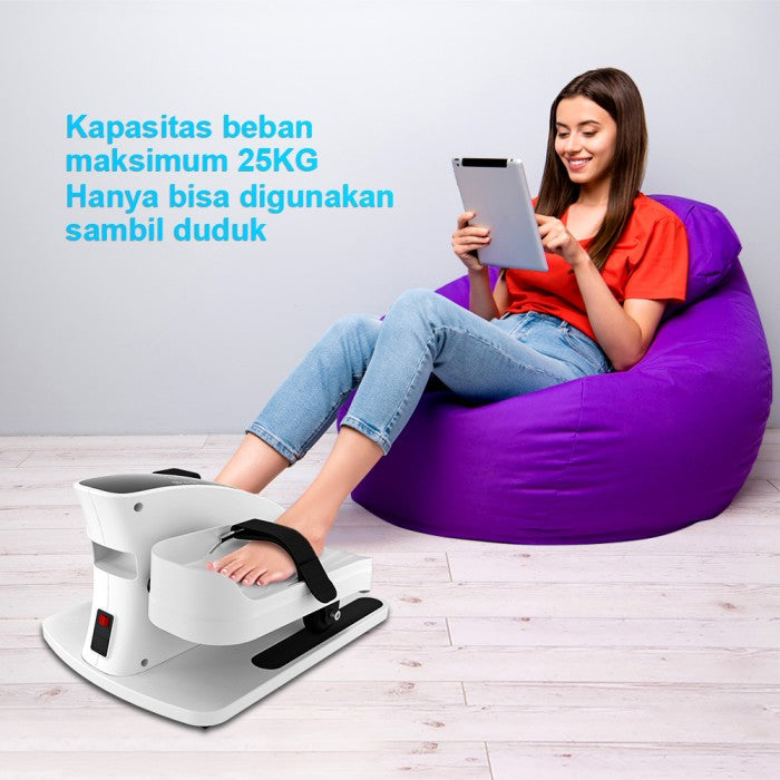 OneTwoFit Mini Exercise Bike Sepeda Terapi Statis Portable Electric Elliptical Bike