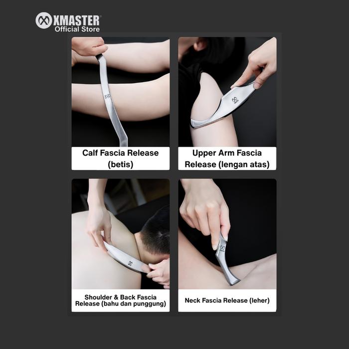 XMASTER Fascia Stainless Steel Massage Tool Set