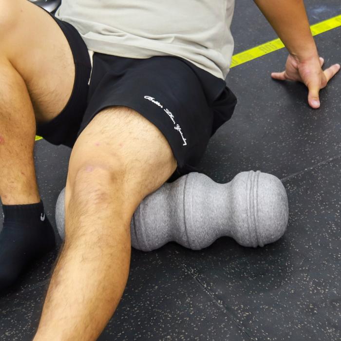 : XMASTER Foam Roller High Hardness Yoga Massage Otot Fitness Gym Recovery Pilates Peregangan Pemulihan Pijat otot - Grey-Hardness75