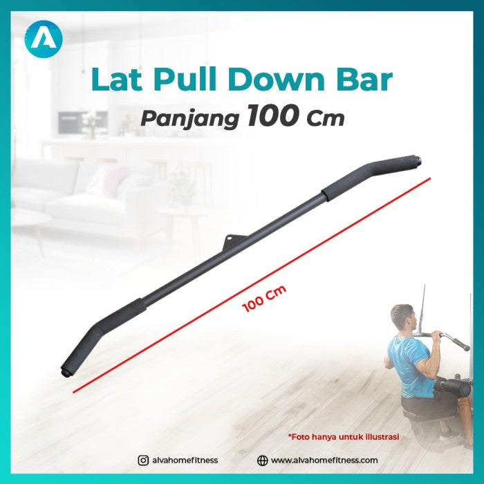 Stick Lat Pull Down Pulldown Wide Bar Handle Gym Cable Crossover