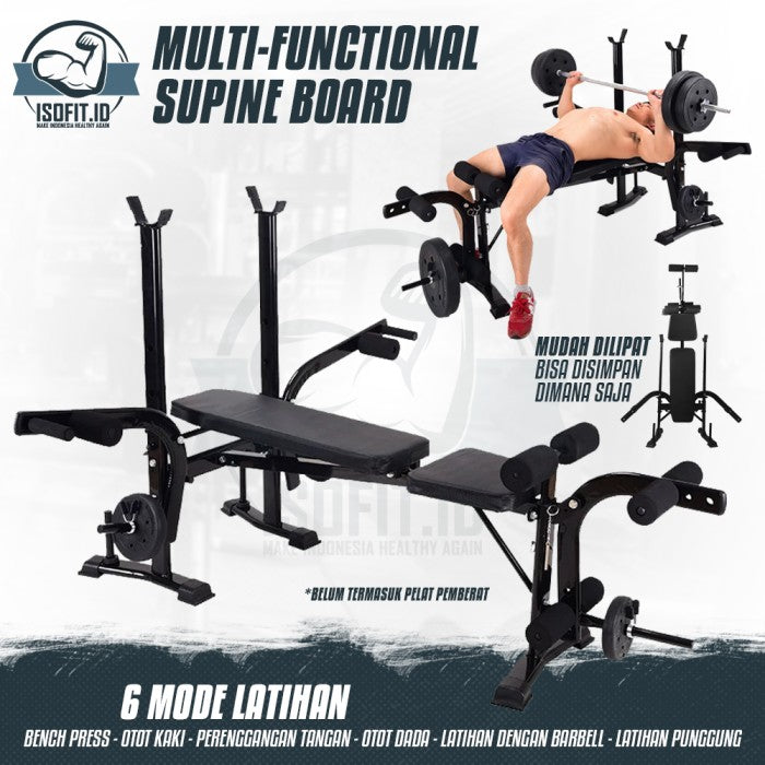 Multi-Functional Supine Board / Bench Press Multifungsi