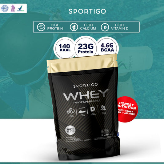 Sportigo Whey Protein Blend Isolate Concentrate 2lbs - Vanilla