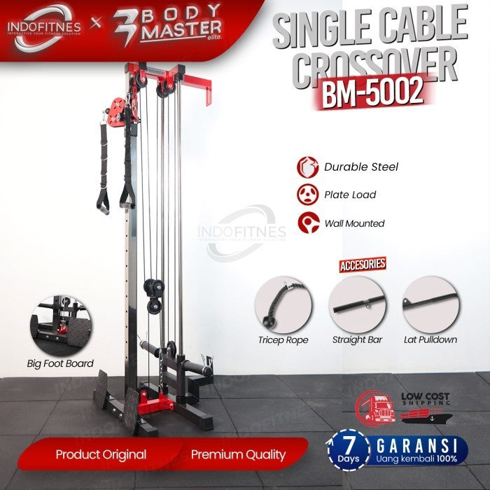 BODYMASTER Single Cable Crossover BM-5001 Home Gym Functional Trainer - BM-5008, TOPED