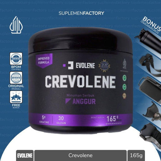 Evolene Crevolene Creatine 165 gram 30 Serving