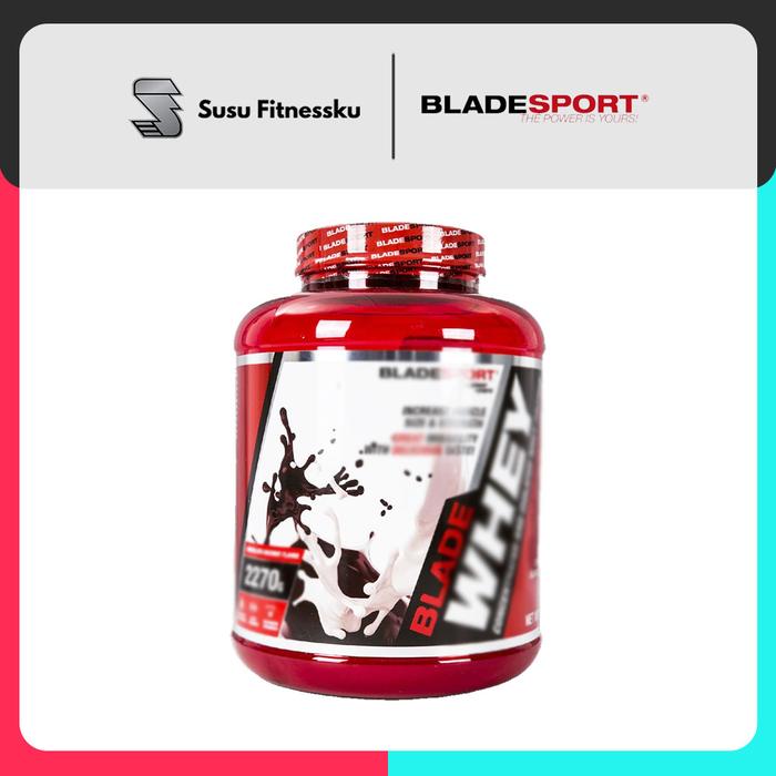 Blade Whey Protein 5lbs - Suplemen Fitness 75 Serving - Vanila
