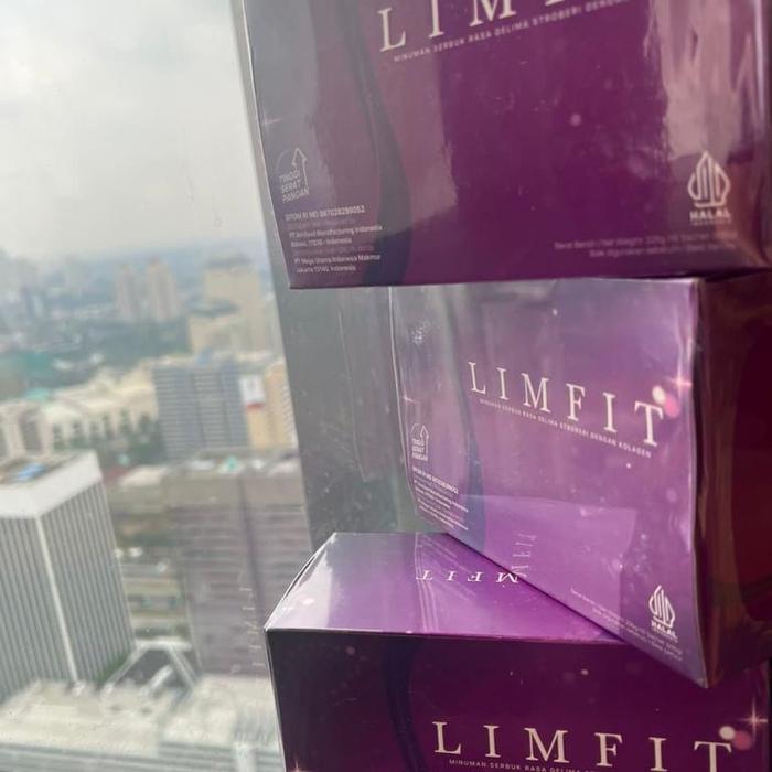 Limfit Lcarnitine Kolagen Detox Rasa Stroberi dan Delima - 1shacet