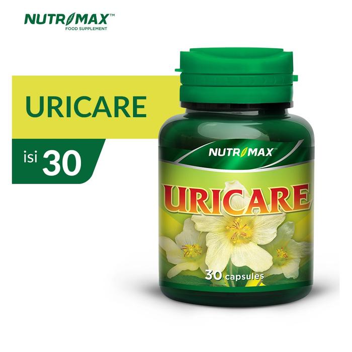 Nutrimax Uricare untuk Asam Urat Penyakit Sendi Ginjal Detox Detoks Diuretik - 30 Naturecaps