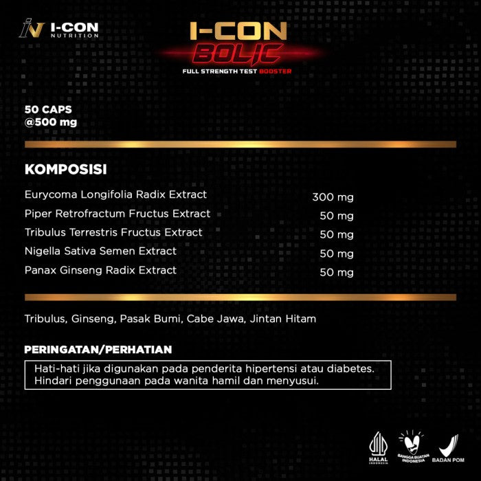 Icon Bolic - Bentuk Otot Lebih Kuat dan Stamina Tahan Lama