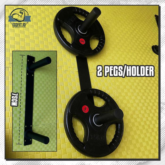 Foldable Pull Up & Squat Rack Climbing Frame / Multifunction Wall Mounted Squat Rack / Squat Rack Lipat Minimalis - HFCR03 DIP BAR