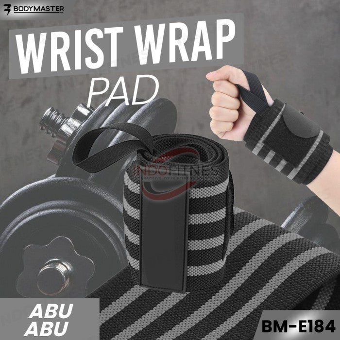 BODYMASTER Wrist Wrap Pad BM-E184 - Pergelangan Tangan gym fitness - Biru