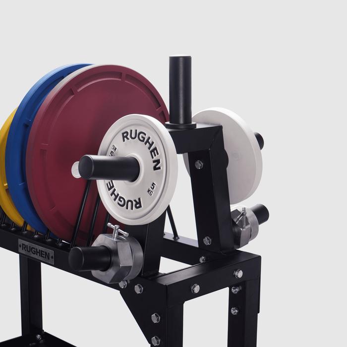RUGHEN Powerlifting Calibrated Plate Rack
