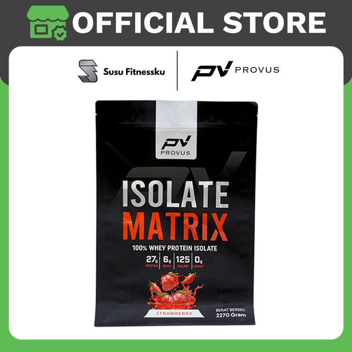 Provus Isolate Matrix (100% Whey Protein Isolate) 5Lb - Coklat, Shaker Hitam