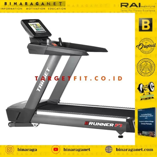 BINARAGANET TARGET RUNNER F1 AC COMMERCIAL TREADMILL TOUCHSCREEN