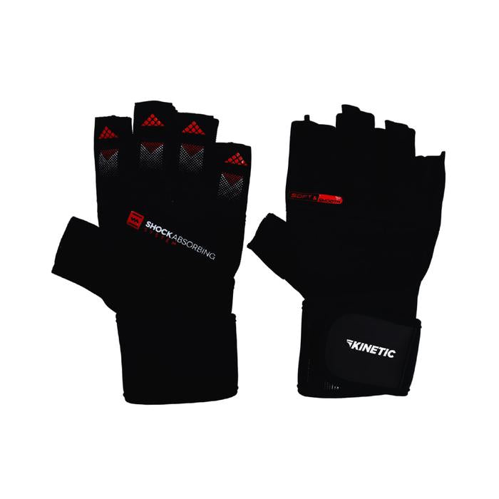Kinetic Sarung Tangan Gym Power Lifting Gym Gloves Pelindung Tangan Olahraga Weight Lifting Wristband Protection Sport Gloves - M