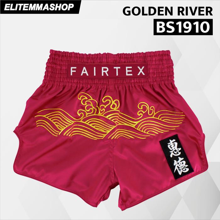 FAIRTEX Slim Cut Muay Thai Boxing Celana Muay Thai Pria Celana Muaythai Boxing Thai Boxing - BS1713, XL
