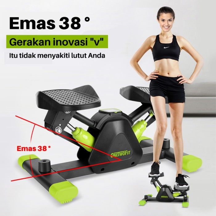 OneTwoFit Mini Stepper  Air Climber Steper Alat Fitness Olahraga