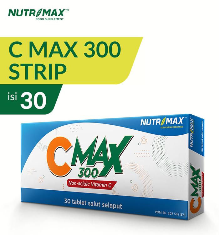 Nutrimax C Max 300 Vitamin C 300 mg Strip (3 Strip @ 10 Tablet) - 3 STRIP