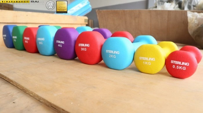 NEOPRENE DUMBBELL SET 7 kg