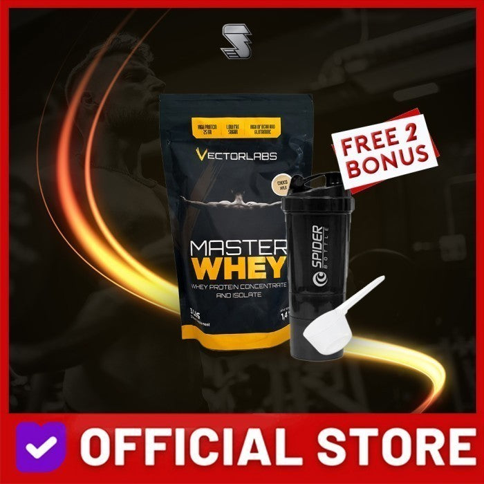 Vectorlabs Master Whey 3lbs pure whey protein isolate 3lbs - Coklat Milk