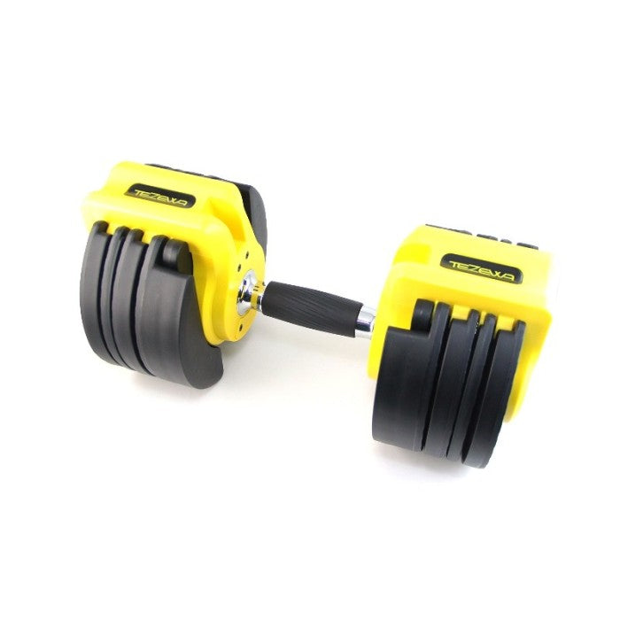 F215 DUMBBELL ADJUSTABLE TEZEWA-13,5KG Pegangan dumbbell -Alat Fitnes - Hitam