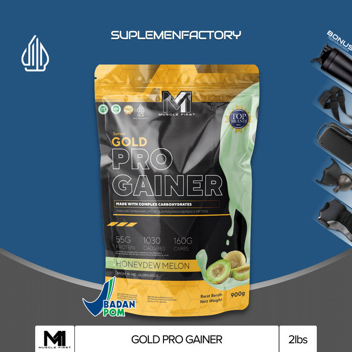 M1 Gold Pro Gainer 2lbs Muscle First Weight Gainer M1 Pro Gainer - Caramel