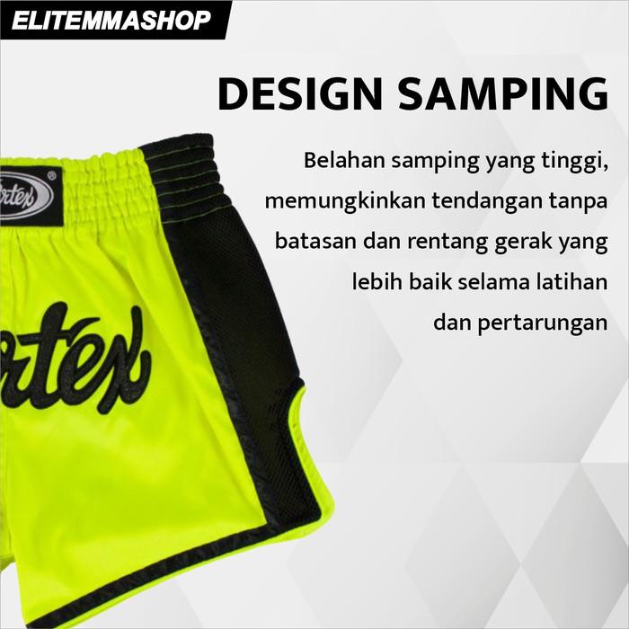 FAIRTEX Slim Cut Muay Thai Boxing Celana Muay Thai Pria Celana Muaythai Boxing Thai Boxing - BS1713, XL