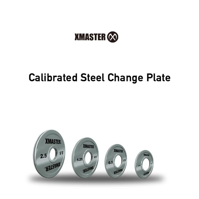 XMASTER Calibrated Steel Powerlifting Change Plate berat 0.25/0.5/1.25/2.5/5/10/15/20/25kg Chromed IPF standard Strength ROGUE ELEIKO - 0.25KG for pair