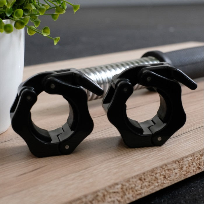 [2.4CM] Pengunci Adjustable Dumbell / Dumbel Collar Lock - HITAM