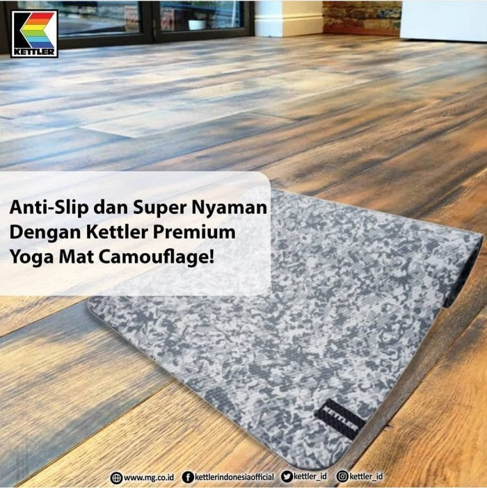 Kettler Premium Yoga Matras 8mm 106-200 Camouflage