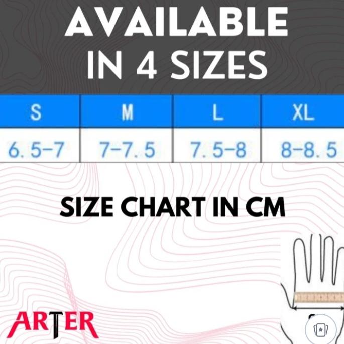 ARTER Gym Gloves Sarung Tangan Fitness Gym Weight Lifting Gloves - S