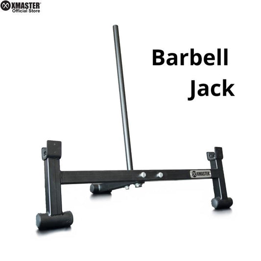 XMASTER Barbell Jack Double - Heavy Duty Powder Coated Barbell Stand Gym Equipment Otot Dengan Sistem Tuas Efisien Dan Finishing Anti Karat