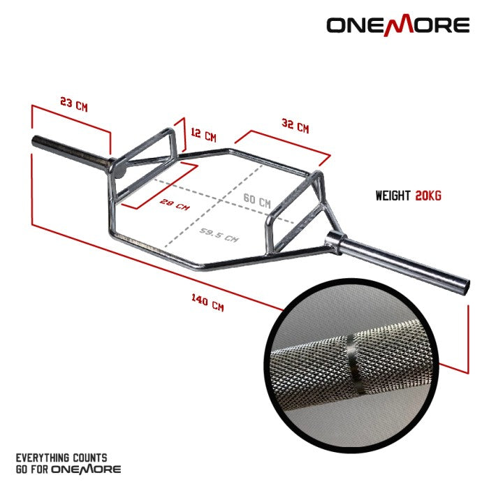 ONE MORE Hexagonal Barbell Hex Trap Bar