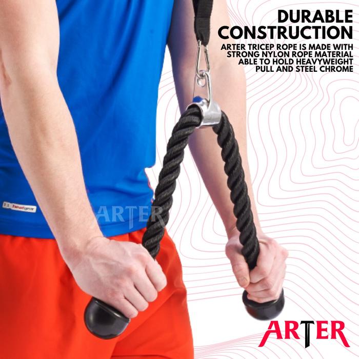 ARTER Tricep Rope Tali Pull Rope Biceps Latihan Otot Trisep Gym Acc