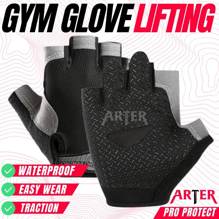 ARTER Gym Gloves Sarung Tangan Fitness Gym Weight Lifting Gloves - S