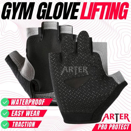 ARTER Gym Gloves Sarung Tangan Fitness Gym Weight Lifting Gloves - S