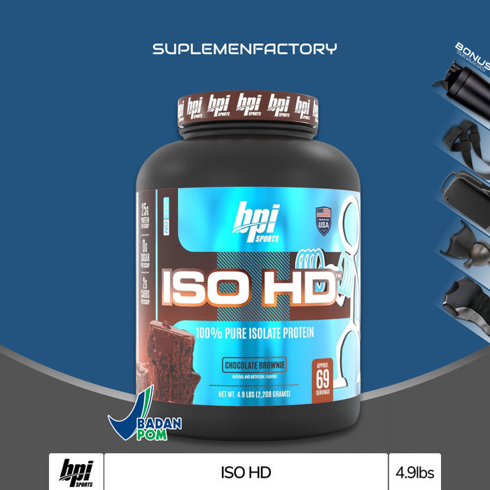 BPI SPORTS ISO HD ISOHD 5LBS - Coklat