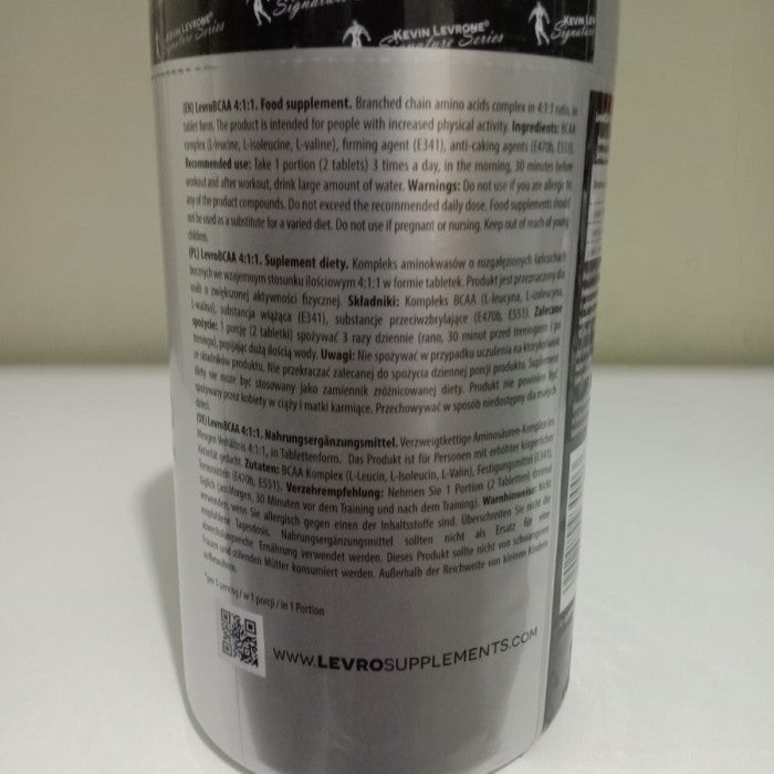 Kevin Levrone Silver BCAA 300 Tablet