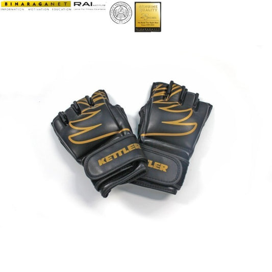 KETTLER MMA Gloves training - BLACK/GOLD Sarung Tinju MMA