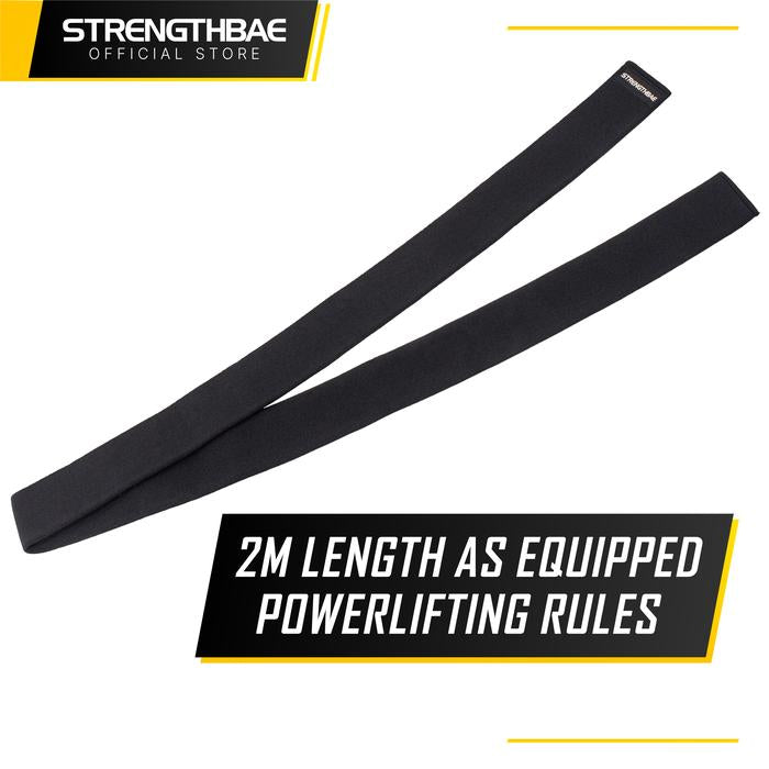 Knee Wraps STRENGTHBAE Powerlifting Knee Wrap Lutut Equipped Squat Gym
