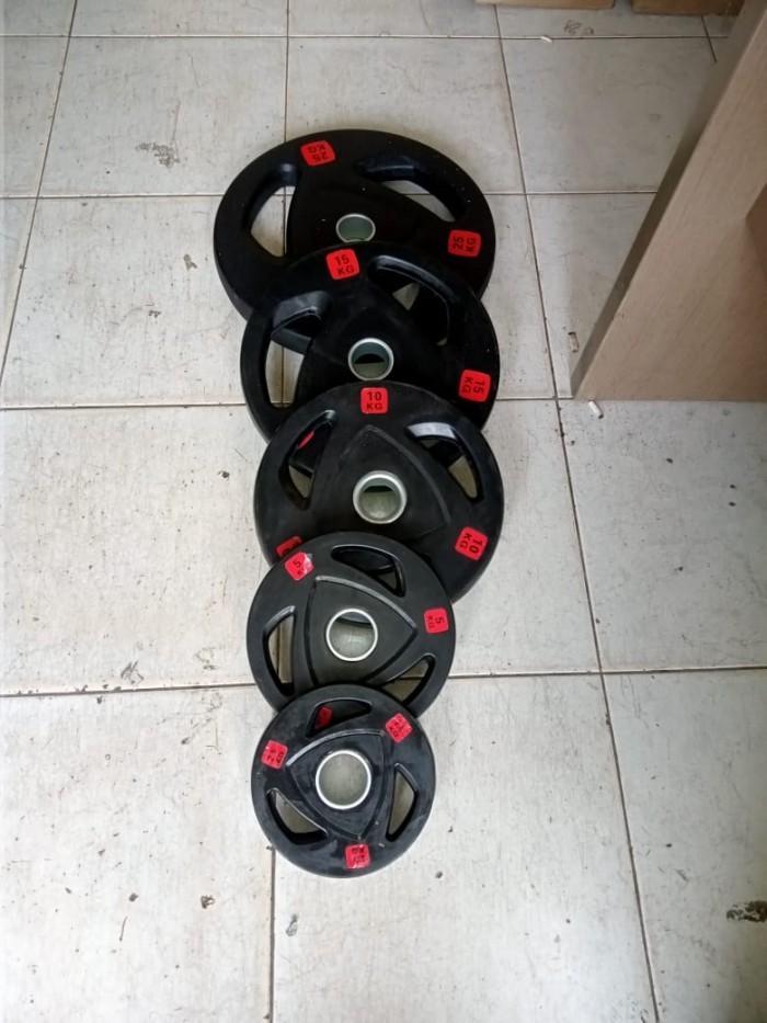 barbel rubber dumbell 5 kg diameter 5 cm